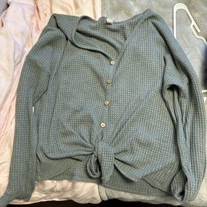 Lazy Sunday Tie Knot Shirt